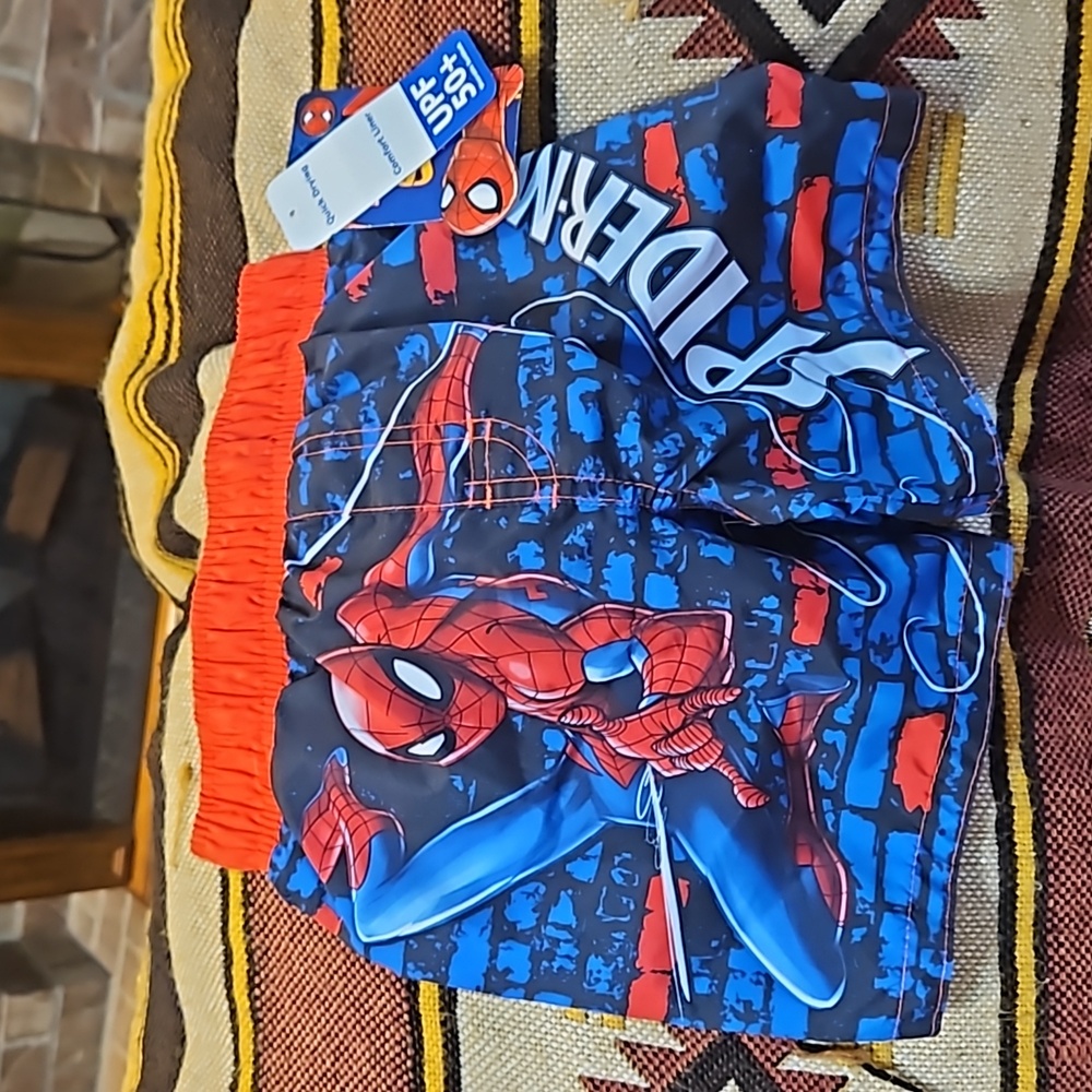 Spiderman brand new swim trunks size 24 months for boys
